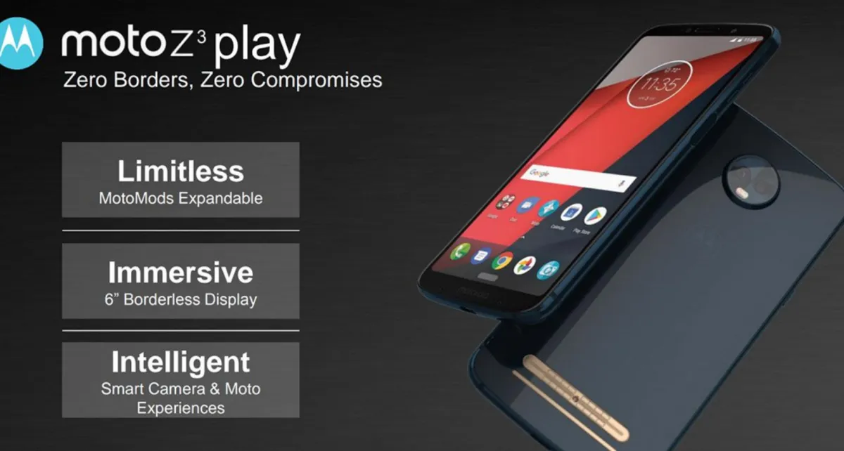 New leaked image shows Moto Z3 Play alongside a 5G Moto Mod