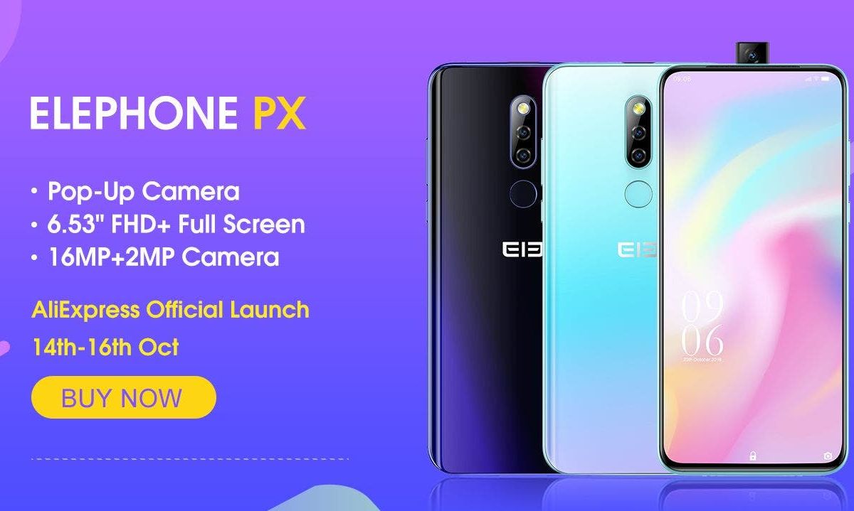 ELEPHONE PX with pop-up cam launched for just $129.99