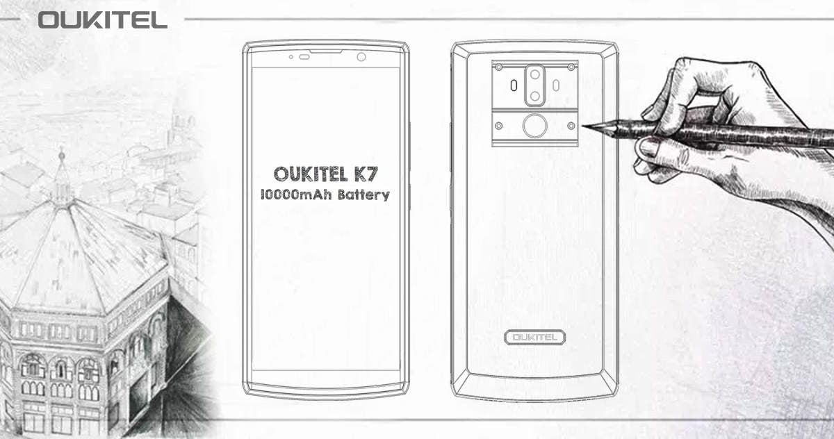 18:9 Full Screen Design & 10000mAh Battery? Meet the Oukitel K7