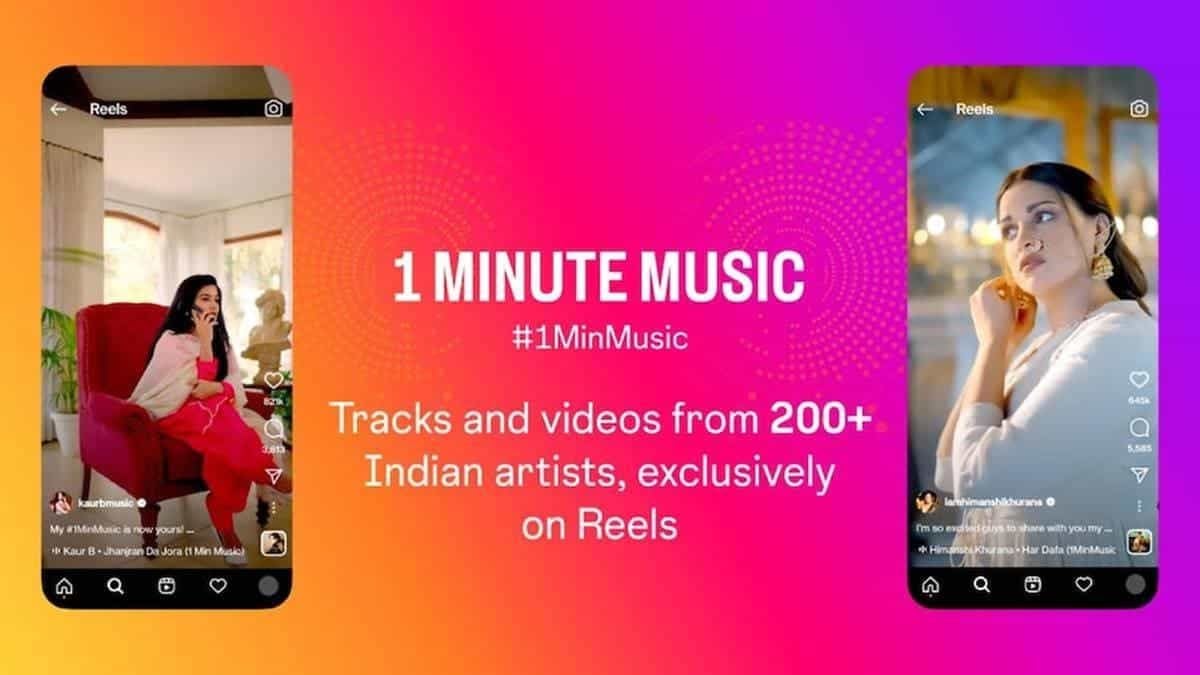 Instagram Introduces 1 Minute Music For Reels & Stories In India