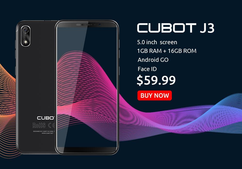 Cubot J3 & J3 Pro Android Go Phones now on Sale at $59.99 and $79.99