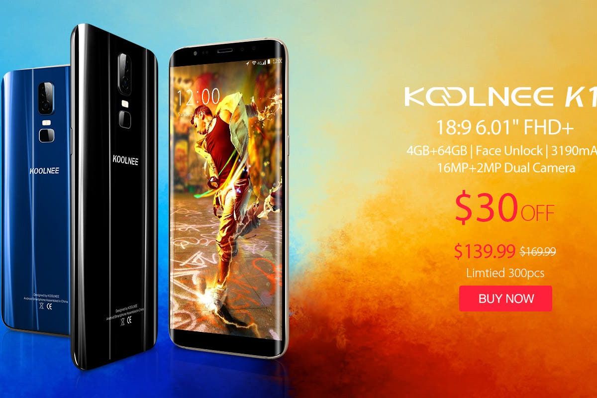 Koolnee AliExpress Sale Kicks Off today - Up to $50 Off!