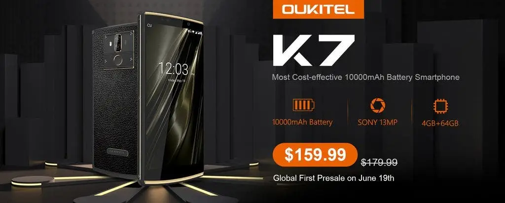 OUKITEL K7 teardown video, presales will start June 19th