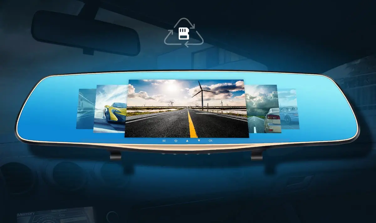 Kehan H10: The most affordable dual lens rearview mirror dashcam
