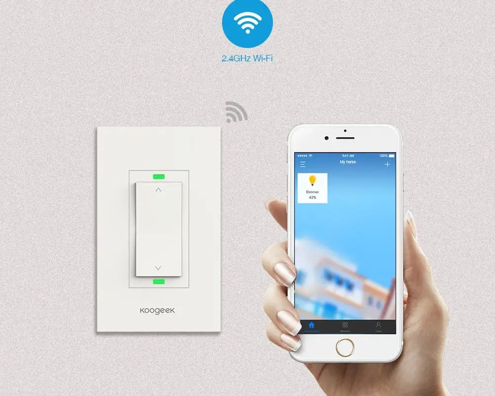 Now SIRI can dim your lights with the Koogeek Smart Dimmer