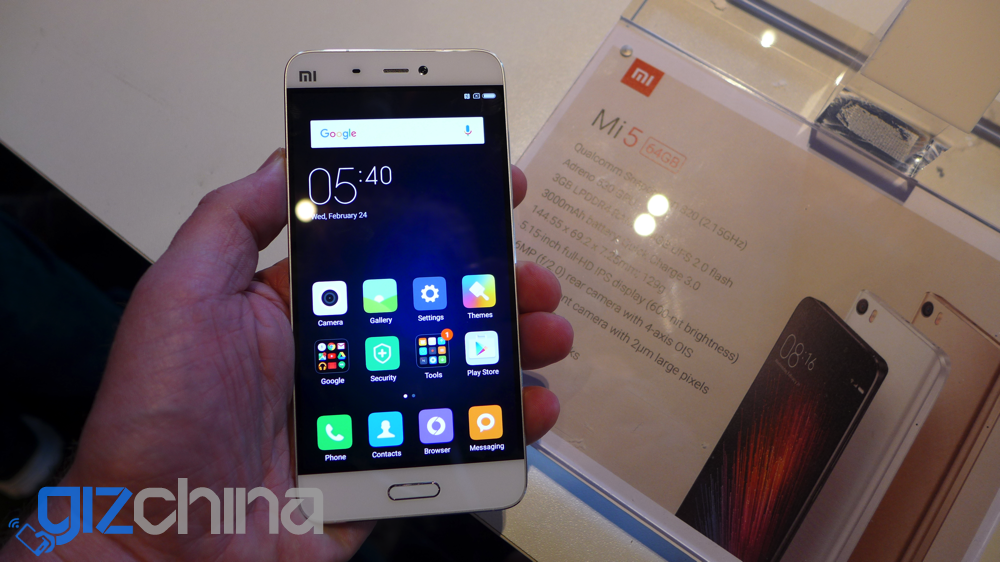 More Photos: Xiaomi MI5 hands on and first impressions