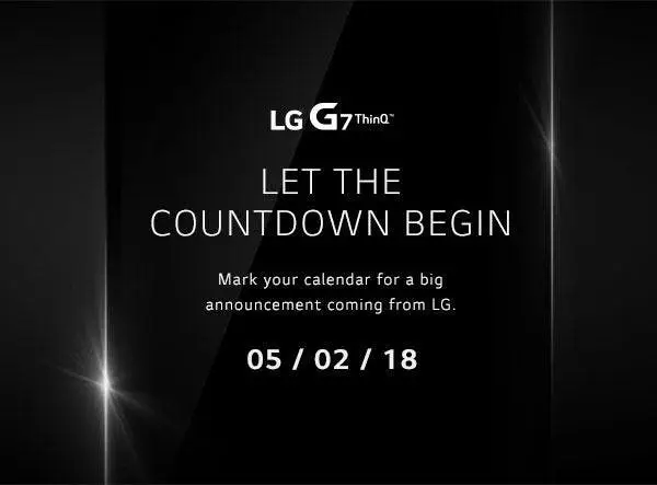 LG G7 ThinQ Coming May 2nd