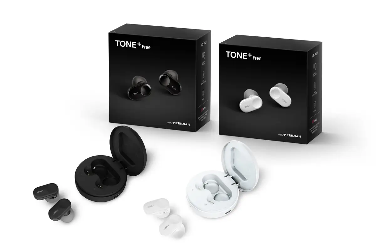 LG unveils Tone+ Free true wireless headphones that clean itself