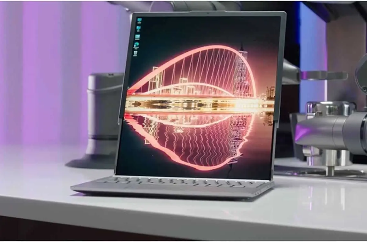 Lenovo reveals a notebook with a slidable and stretchable screen
