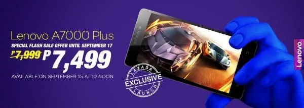 MT6752 Lenovo A7000 Plus launched in the Philippines