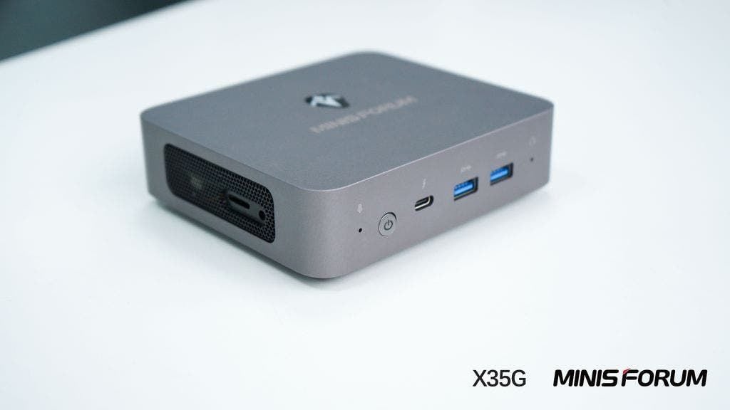 MINISFORUM DeskMini X35G mini PC launching soon