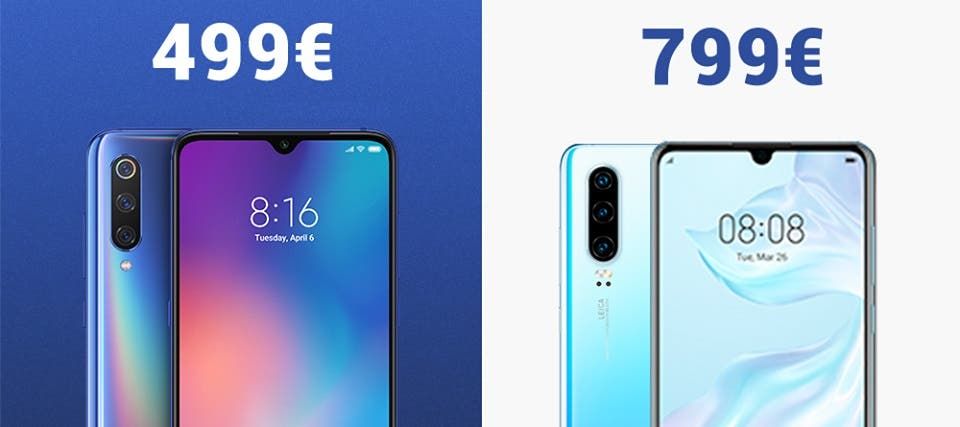 Xiaomi believes that Huawei P30's price is not justified compared to the Mi 9