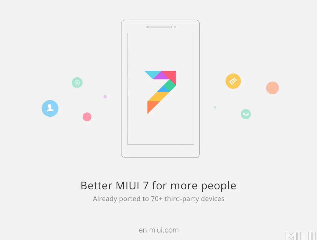 MIUI 7 already ported to 70+ non-Xiaomi devices