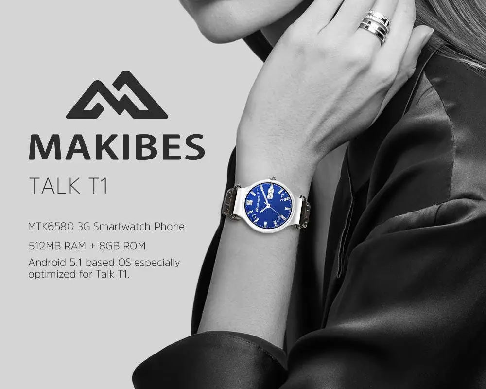 Makibes Talk T1 wearable comes with Google Now personal assistant