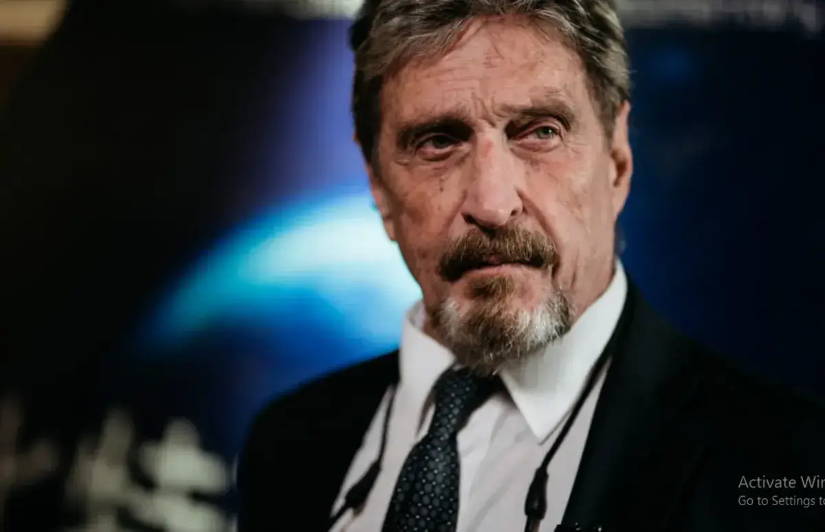 McAfee founder faked his death: still living in the U.S. - McAfee's ex-girlfriend