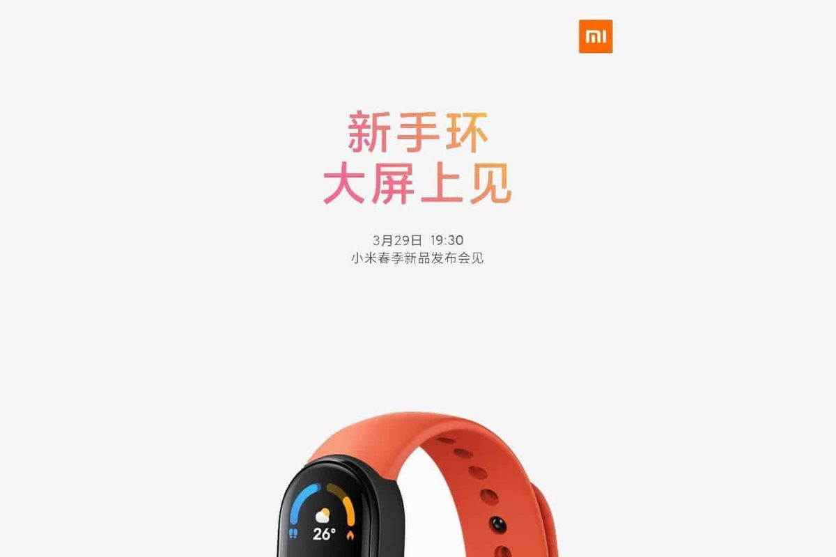 Xiaomi Mi Band 6 with WhatSapp and Telegram will come on March 29