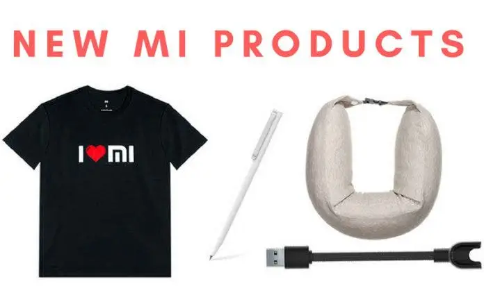 Xiaomi launches Mi Travel U-Shaped Pillow, Mi Rollerball Pen, Mi Band 2 Charge Cable in India