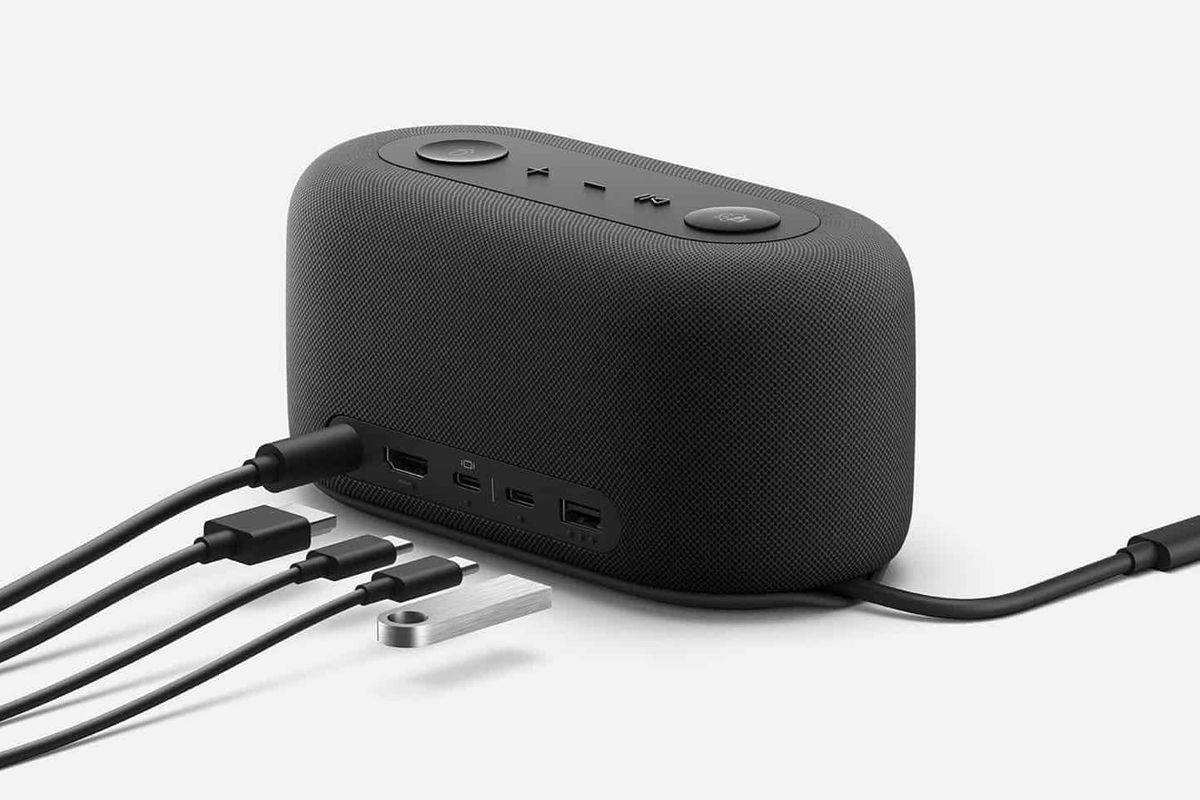 Microsoft unveils two Teams-certified accessories: audio dock and presentation remote