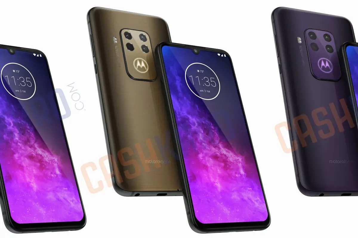 Motorola One Pro render surfaces, parades Quad-camera setup