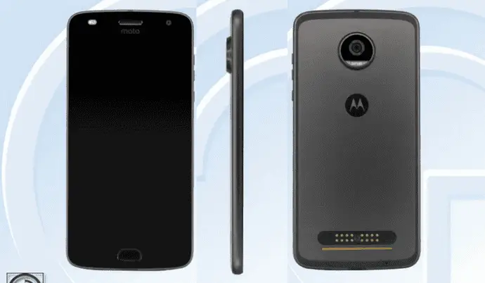 Moto Z2 Play certified in China; has 4GB RAM, 5.5" screen