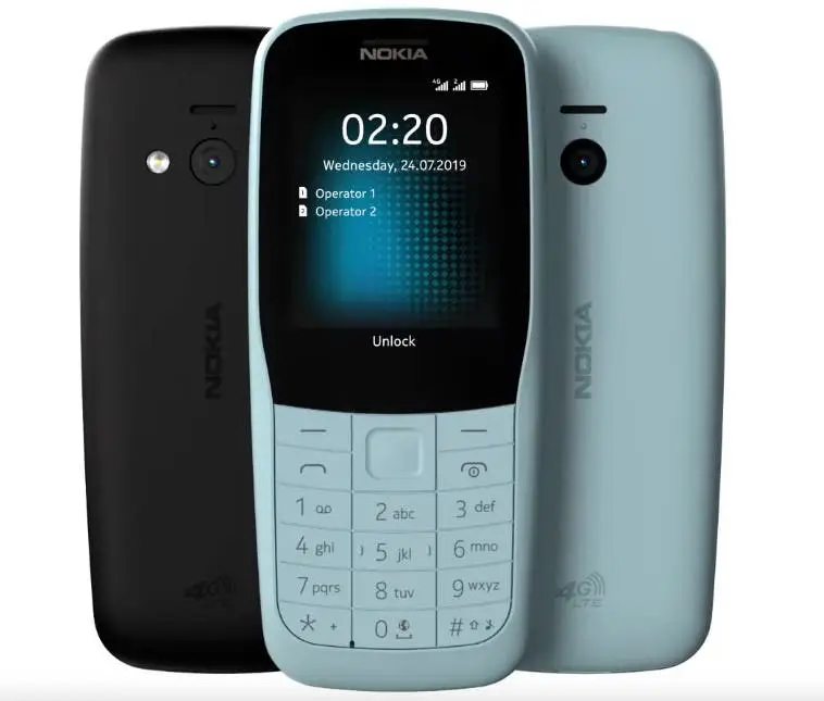 Nokia 220 4G and Nokia 105 feature phones announced