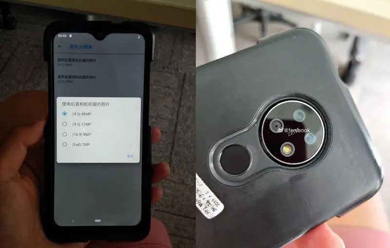 Nokia prepares to launch a smartphone with a 48MP rear camera and a waterdrop notch