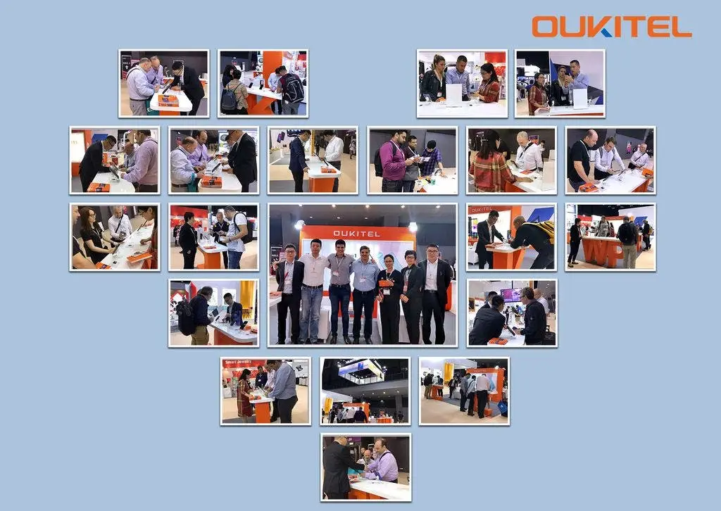 3 big battery OUKITEL smartphones showcased on Global Sources Expo HK