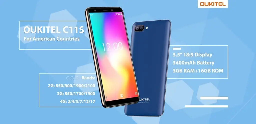 OUKITEL C11 Pro gets a new C11S version for American countries