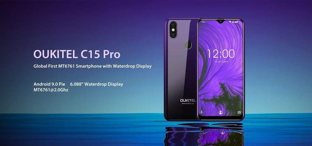 OUKITEL C15 Pro coming next week as first waterdrop notch Helio A22 piece