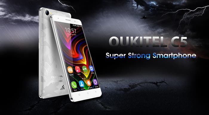 Oukitel C5 - lite version of the C5 Pro without 4G support