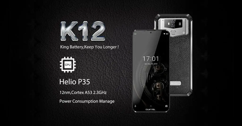 Big battery OUKITEL K12 goes official and shows a performance video