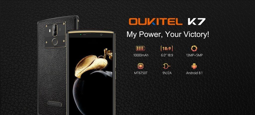 First hands-on video for the 10.000 mAh OUKITEL K7