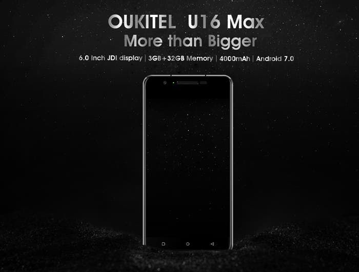 Complete specs of Oukitel U16 Max revealed