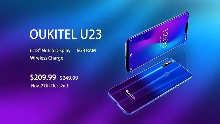 OUKITEL U23 VS Huawei P20 Pro : duel with a $600+ price difference