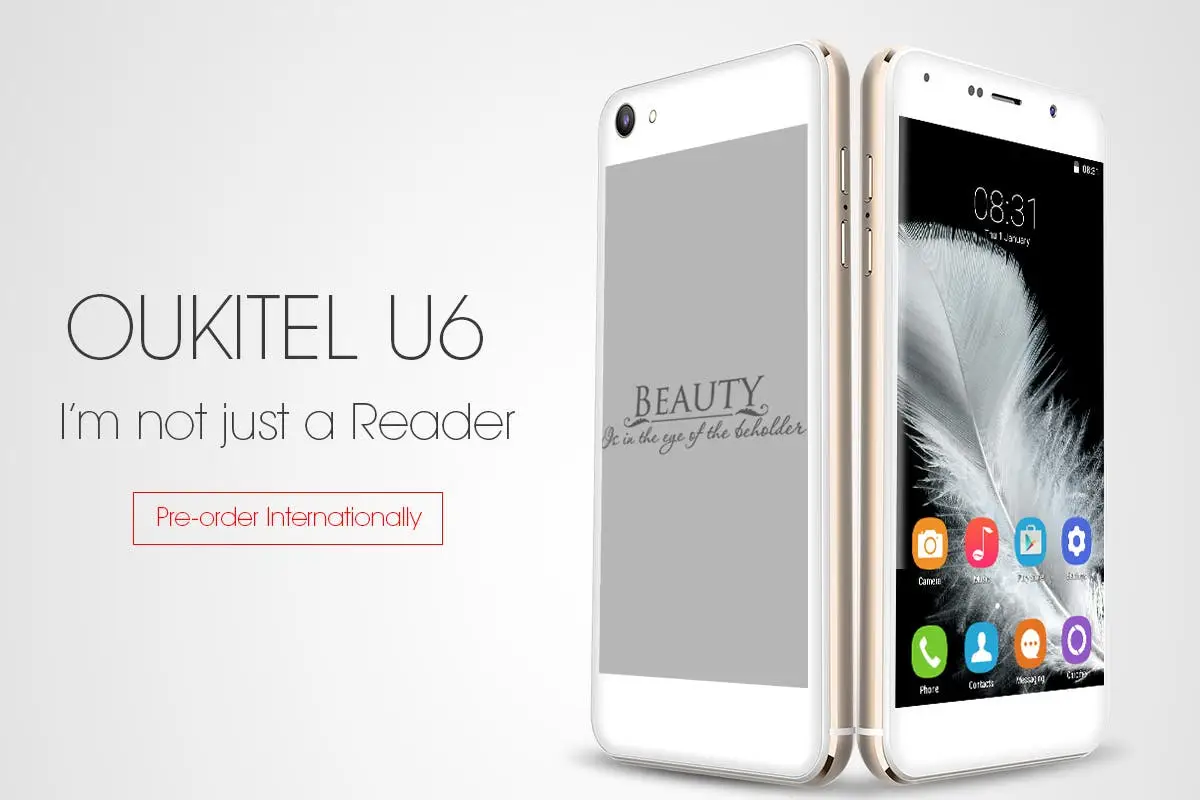 Oukitel U6 dual-screen phone pre-orders will start at $239.99