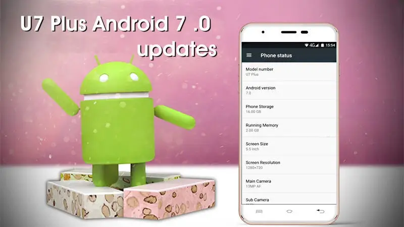Oukitel U7 Plus getting the Android Nougat upgrade