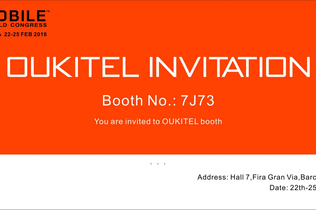 Oukitel to attend MWC