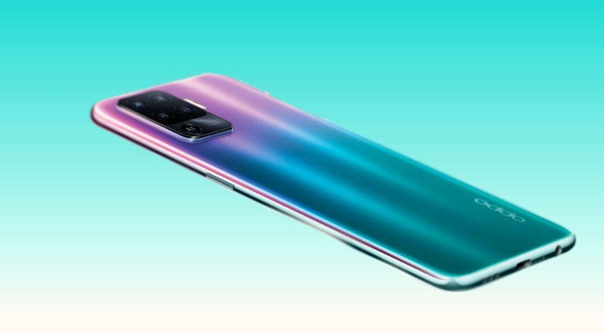 Oppo Reno5 F surfaces with distinct design