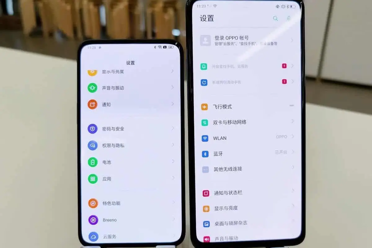 Two Oppo smartphones with sub-screen cameras have appeared in photos