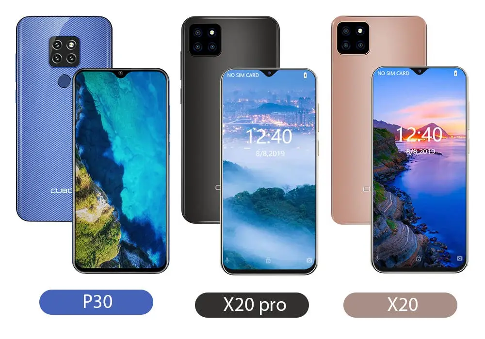 CUBOT launches new models with AI triple cameras