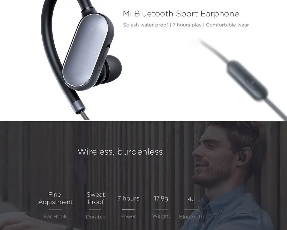 Xiaomi Mi Wireless Bluetooth Earphones on sale at 16.55€ (with coupon)
