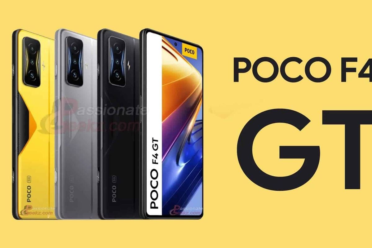 POCO F4 GT render: Copy of Redmi K50 GE with a different logo