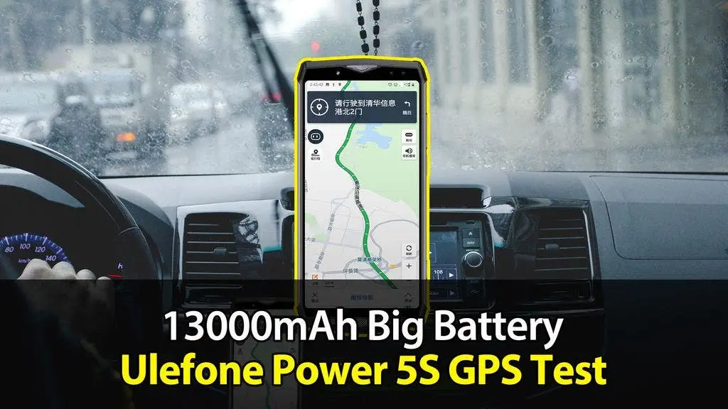Ulefone Power 5s with 13.000 mAh battery gets a GPS video test