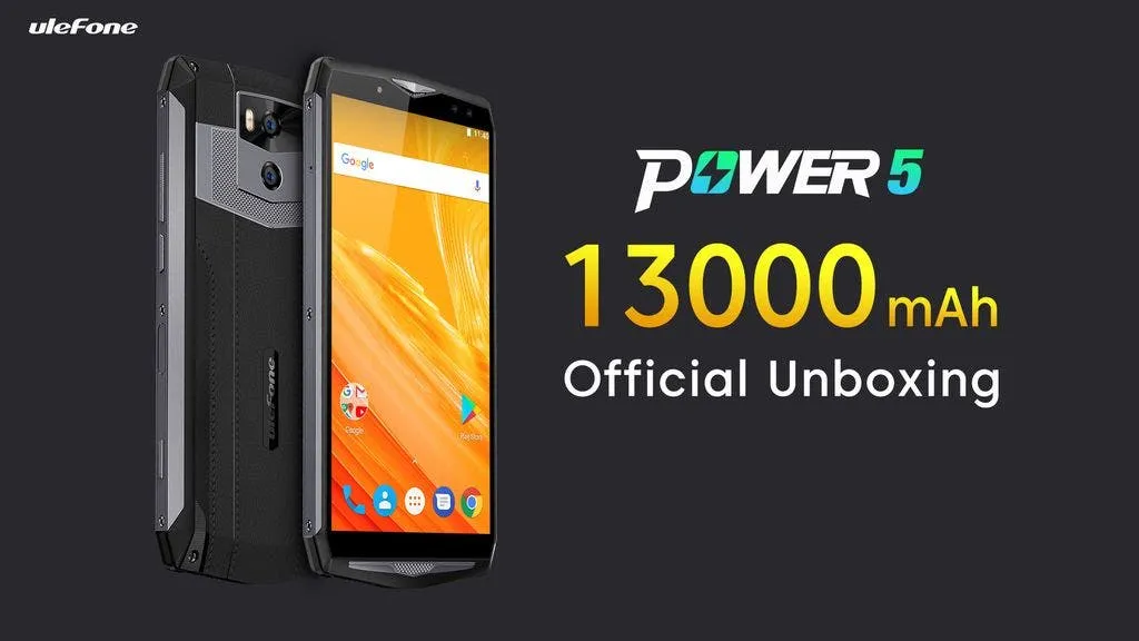Watch: 13.000 mAh Ulefone Power 5 official unboxing video