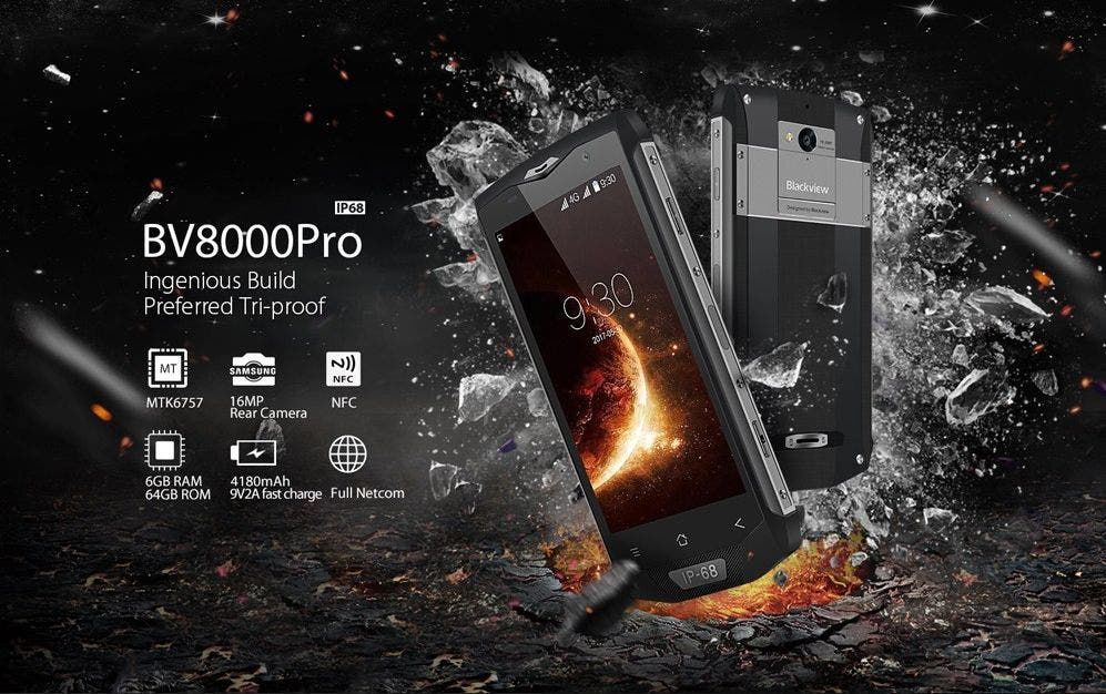 Discount coupon for the rugged king Blackview BV8000 Pro