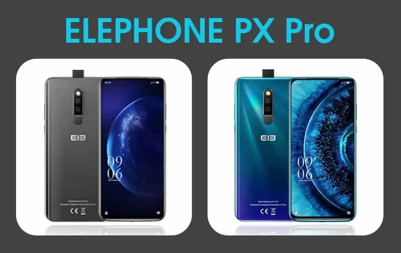 Take a glimpse at the full design of ELEPHONE PX Pro