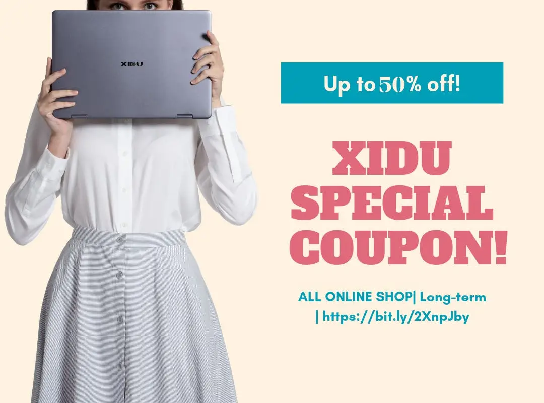Best discount coupons for XIDU laptops from Amazon and global store