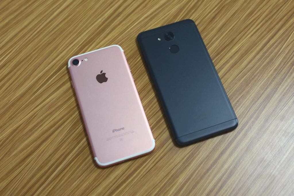 Who is the better looking one ? Vernee M5 or iPhone 7 ?