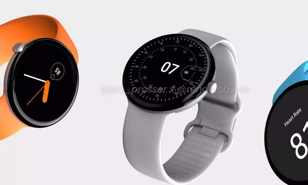 Pixel Watch: Apple Watch competitor from Google on high-quality renders