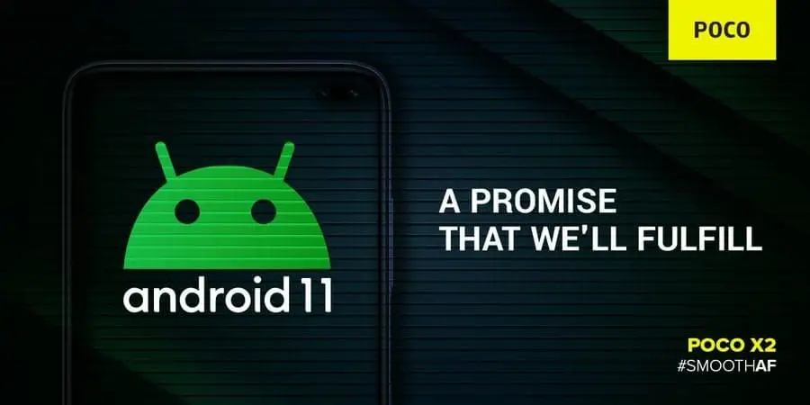 POCO X2 to get Android 11 update - POCO GM confirms